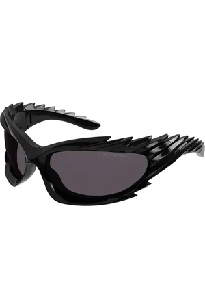 Balenciaga Tilbehør, unisex, Sort, ONE SIZE, Spike Rectangle Solbriller