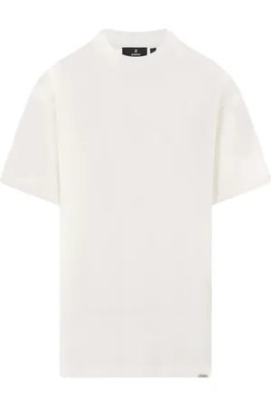 Represent Top, Herre, Hvid, S, Bomuld, Sølv Logo T-shirts og Polos