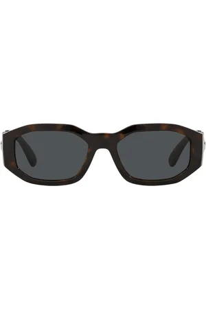 VERSACE Tilbehør, unisex, Brun, 53 MM, Biggie Medusa Solbriller UV Beskyttelse