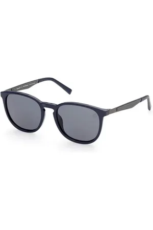 Timberland Tilbehør, unisex, Blå, 53 MM, Uld, Polariserede solbriller blå ramme mørke linser