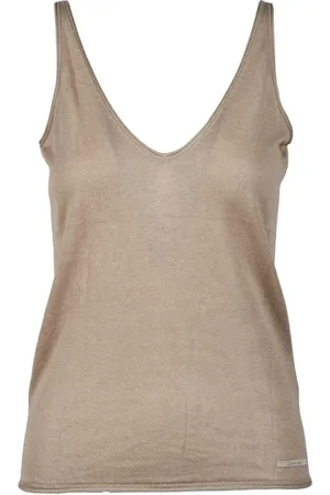 Calvin Klein Top, Dame, Brun, S, Linned, Top
