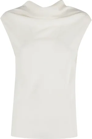 Serafini Top, Dame, Hvid, M, Uld, Stilfuld Ærmeløs Top