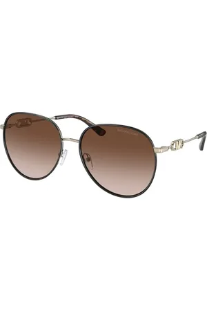 Michael Kors Tilbehør, unisex, Gul, 58 MM, Uld, Skildpaddesolbriller Empire Mk1128J