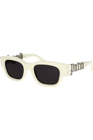 Palm Angels Tilbehør, unisex, Hvid, 51 MM, Firkantede solbriller Posey 10107