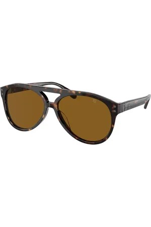 Ralph Lauren Tilbehør, unisex, Brun, 59 MM, Solbriller Rl8211U 500333 The Cruiser