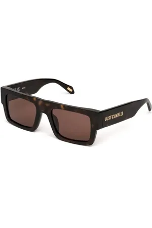 Roberto Cavalli Tilbehør, unisex, Brun, 53 MM, Uld, Stilfulde solbriller med brune linser