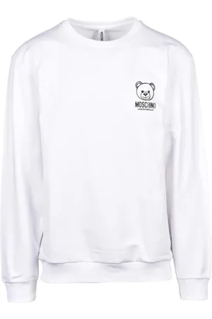 Moschino Sweathshirts & Hoodies, Herre, Hvid, XL, Bomuld, Sweatshirts & Hoodies