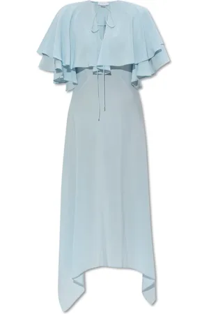 Stella McCartney Kjole, Dame, Blå, XS, Silkekjole