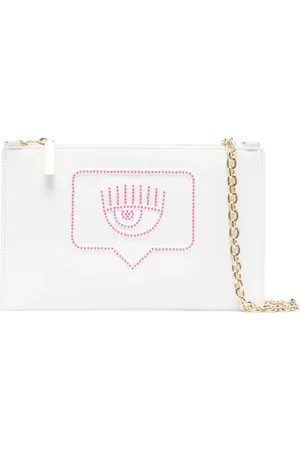 Chiara Ferragni Taske, Dame, Hvid, ONE SIZE, Uld, Cross Body Bags