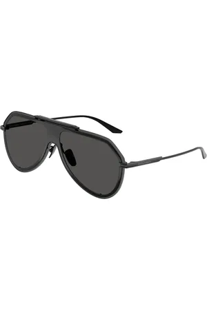 Dolce & Gabbana Tilbehør, unisex, Sort, 43 MM, Uld, Stilfulde solbriller med mørke linser