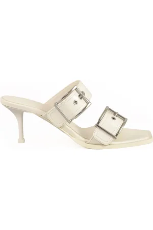 Alexander McQueen Sko, Dame, Hvid, 38 EU, Læder, Sandalo