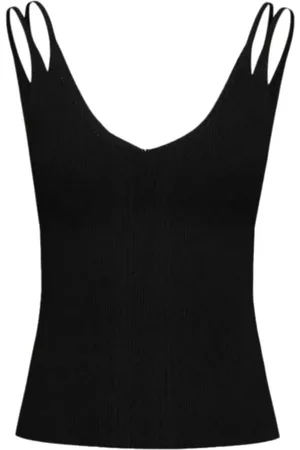 MARELLA Top, Dame, Sort, S, Elegant Sort Strikbluse