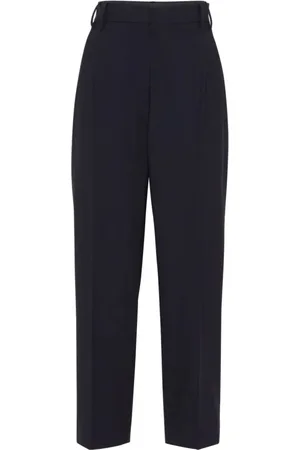 Brunello Cucinelli Bukser, Dame, Sort, 2XS, Uld, Stilfulde bukser