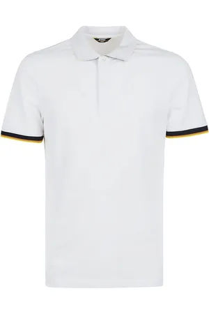 K-Way Top, Herre, Hvid, M, Bomuld, Vincent Contrast Polo Shirt