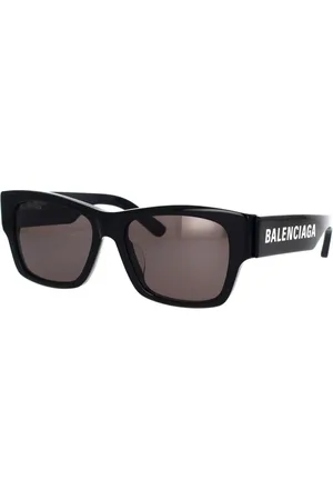 Balenciaga Tilbehør, unisex, Sort, 56 MM, Max Square Solbriller Statement Koncept