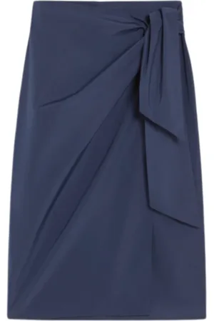 Max Mara Nederdel, Dame, Blå, XS, Blå Nederdel 2515101042600