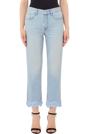 Liu Jo Jeans, Dame, Blå, W31, Straight Uncinetto Bukser