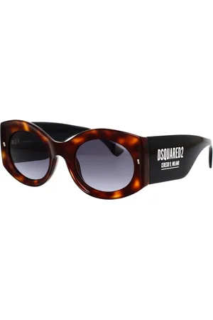 Dsquared2 Tilbehør, unisex, Brun, 51 MM, Uld, Innovative solbriller med unikke detaljer