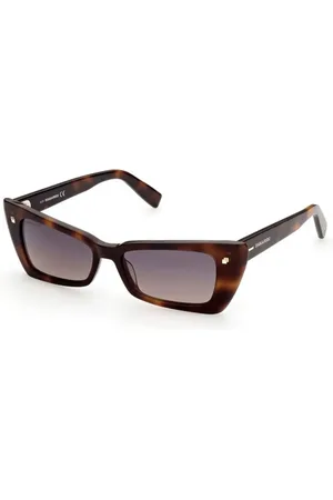 Dsquared2 Tilbehør, unisex, Brun, 53 MM, Savanna Solbriller Grå Havana Ramme