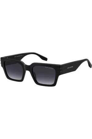 Marc Jacobs Tilbehør, Herre, Sort, 52 MM, Uld, Stilfulde solbriller med sorte rammer