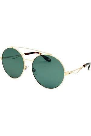 Givenchy Tilbehør, unisex, Gul, 62 MM, Uld, Vintage solbriller med rosaguld ramme