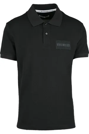 Bikkembergs Top, Herre, Sort, M, Bomuld, Sort Herreskjorte