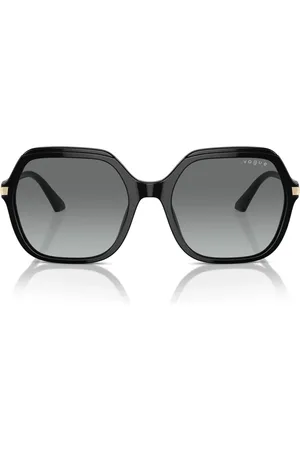 vogue Tilbehør, Dame, Sort, 56 MM, Elegant solbriller med grå linser