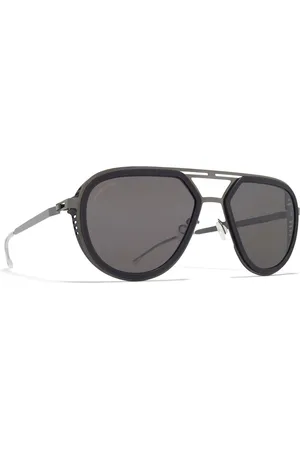 MYKITA Tilbehør, unisex, Grå, 54 MM, Cypress Solbriller i Skifergrå