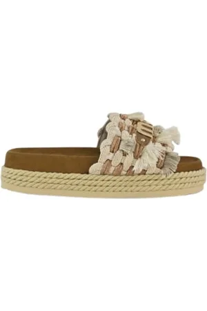 Mou Sko, Dame, Brun, 36 EU, Frynser Monoband Reb Sandal