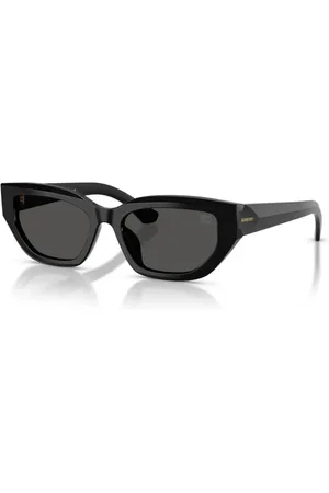 Burberry Tilbehør, unisex, Sort, 54 MM, Cat-Eye solbriller i sort