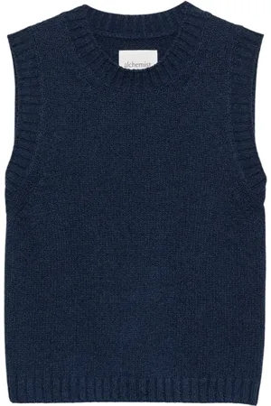 Alchemist Strik, Dame, Blå, S, Bomuld, Marigold Top
