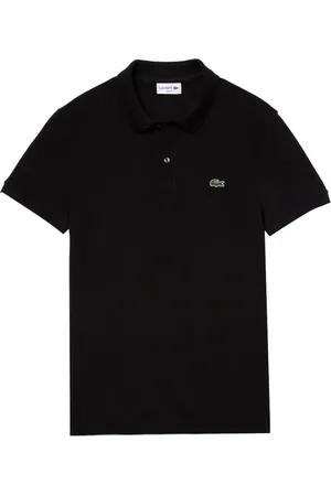 Lacoste Top, Herre, Sort, M, Bomuld, Sort Polo Slim Fit