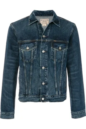 Ralph Lauren Jakke, Herre, Blå, M, Denim, Denim Jackets