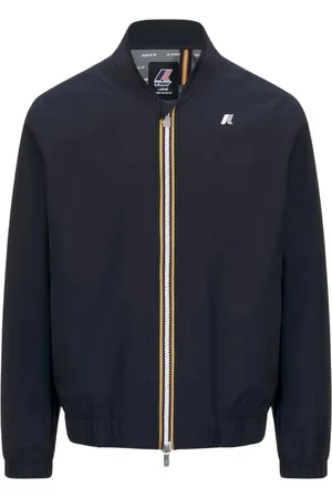 K-Way Jakke, Herre, Blå, L, Uld, Blå Vandtæt Windbreaker Jakke