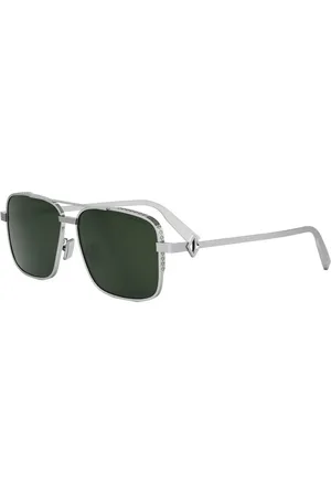 Dior Tilbehør, unisex, Grå, 58 MM, CD Diamond Grøn Linse Solbriller