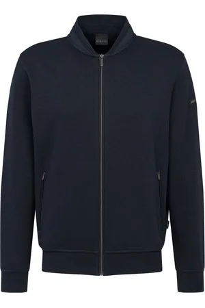 Bugatti Strik, Herre, Blå, 3XL, Uld, Stilfulde Blå Jakker
