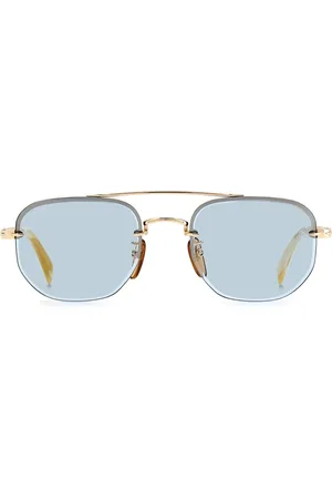 DB EYEWEAR BY DAVID BECKHAM Tilbehør, unisex, Gul, 53 MM, Ottagonale Fotokromatiske Solbriller
