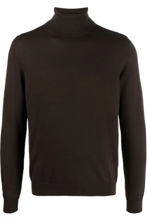 ZANONE Strik, Herre, Brun, L, Brun Sweater Kollektion