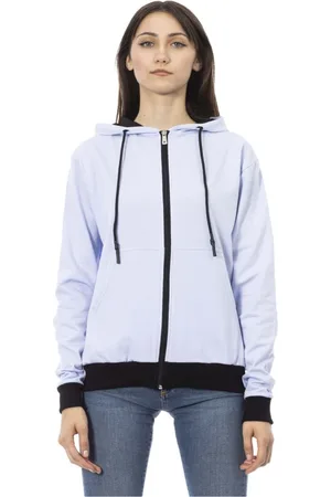 BALDININI Sweathshirts & Hoodies, Dame, Lilla, M, Uld, Hættetrøje - Dobbelt Farve