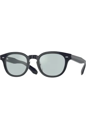 Oliver Peoples Tilbehør, unisex, Blå, 47 MM, Uld, Blå ramme med blå linser
