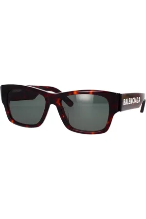 Balenciaga Tilbehør, unisex, Brun, 56 MM, Firkantede solbriller Max Koncepterklæring