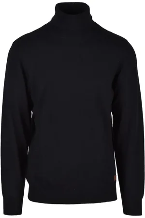 GIANNI LUPO Strik, Herre, Sort, S, Uld, Maglia
