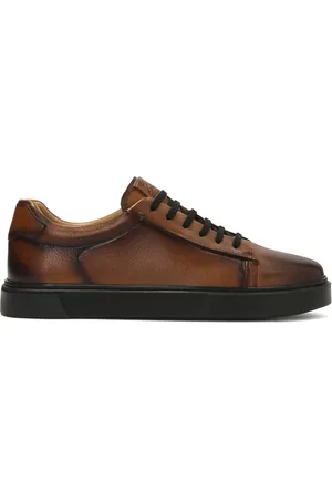 Kazar Sko, Herre, Brun, 41 EU, Uld, Brun sneakers i smart casual stil