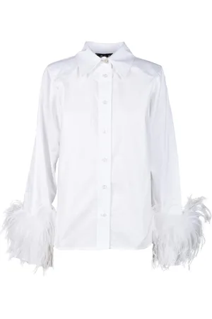 Giulia N Couture Bluser & Skjorter, Dame, Hvid, L, Bomuld, Skjorte