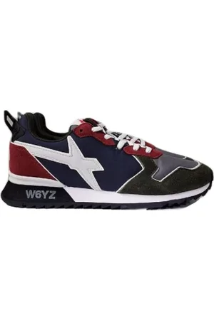 W6YZ Sko, Herre, Flerfarvet, 41 EU, Grønne Sneakers til Mænd