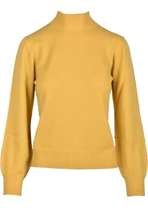 KANGRA CASHMERE Strik, Dame, Gul, M, Maglia