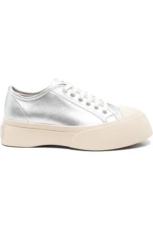 Marni Sko, Dame, Hvid, 38 EU, Afslappede Sneakers