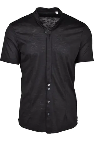 D.A. Daniele Alessandrini Skjorte, Herre, Sort, M, Polyester, Skjorte