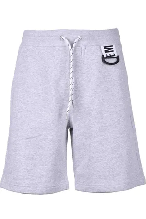 Bikkembergs Shorts, Herre, Grå, M, Bomuld, Bomuld Bermuda Shorts
