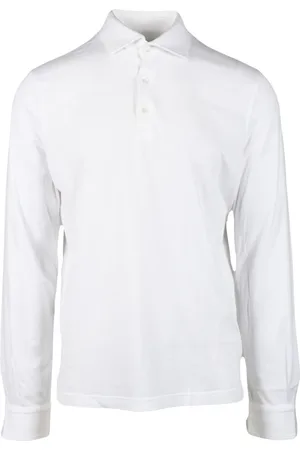 FEDELI Top, Herre, Hvid, M, Bomuld, Polo